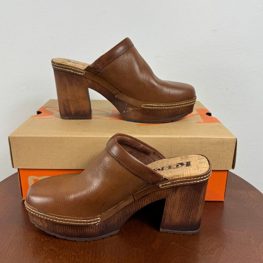 KORKS Lori Clog in Tan/brown Size 6 - Picture 6 of 10